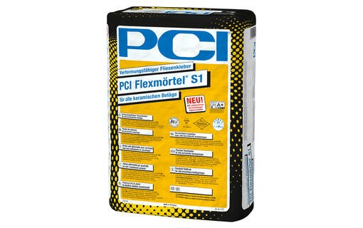 PCI Flexmörtel® S1 de la toute dernière génération – peut s’utiliser presque partout et à tout moment