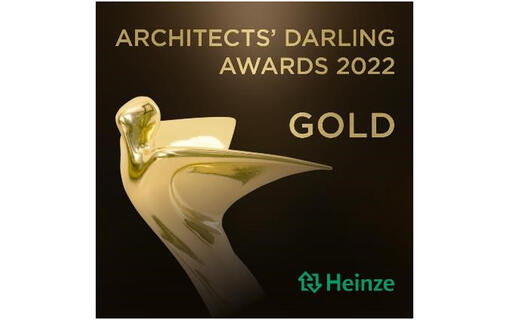 PCI remporte à nouveau le prix d’or dans le cadre des Heinze Architects’ Darling Awards 2022